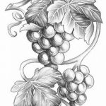 Фото тату виноград 10.10.2018 №113 - tattoo grapes - tattoo-photo.ru