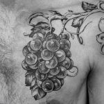 Фото тату виноград 10.10.2018 №114 - tattoo grapes - tattoo-photo.ru
