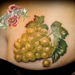 Фото тату виноград 10.10.2018 №118 - tattoo grapes - tattoo-photo.ru