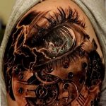 Фото тату глаз 10.10.2018 №015 - eye tattoo - tattoo-photo.ru