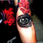 Фото тату глаз 10.10.2018 №017 - eye tattoo - tattoo-photo.ru