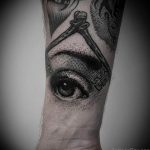 Фото тату глаз 10.10.2018 №026 - eye tattoo - tattoo-photo.ru