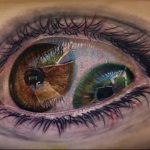 Фото тату глаз 10.10.2018 №034 - eye tattoo - tattoo-photo.ru