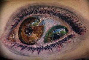 Фото тату глаз 10.10.2018 №034 - eye tattoo - tattoo-photo.ru
