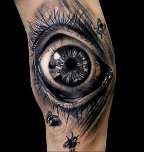 Фото тату глаз 10.10.2018 №035 - eye tattoo - tattoo-photo.ru