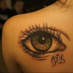 Фото тату глаз 10.10.2018 №036 - eye tattoo - tattoo-photo.ru