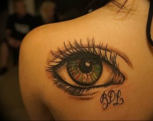 Фото тату глаз 10.10.2018 №036 - eye tattoo - tattoo-photo.ru