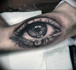 Фото тату глаз 10.10.2018 №050 - eye tattoo - tattoo-photo.ru
