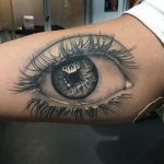 Фото тату глаз 10.10.2018 №055 - eye tattoo - tattoo-photo.ru