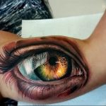 Фото тату глаз 10.10.2018 №057 - eye tattoo - tattoo-photo.ru