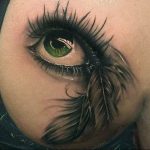 Фото тату глаз 10.10.2018 №059 - eye tattoo - tattoo-photo.ru