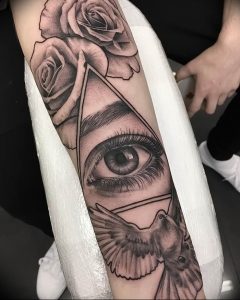 Фото тату глаз 10.10.2018 №068 - eye tattoo - tattoo-photo.ru