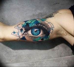 Фото тату глаз 10.10.2018 №082 - eye tattoo - tattoo-photo.ru