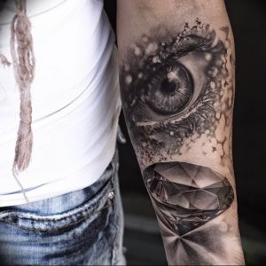 Фото тату глаз 10.10.2018 №093 - eye tattoo - tattoo-photo.ru