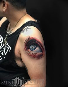 Фото тату глаз 10.10.2018 №151 - eye tattoo - tattoo-photo.ru