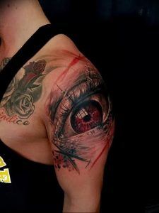 Фото тату глаз 10.10.2018 №158 - eye tattoo - tattoo-photo.ru