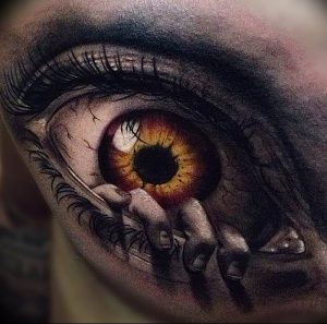 Фото тату глаз 10.10.2018 №174 - eye tattoo - tattoo-photo.ru