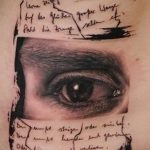 Фото тату глаз 10.10.2018 №323 - eye tattoo - tattoo-photo.ru