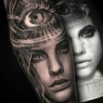 Фото тату глаз 10.10.2018 №342 - eye tattoo - tattoo-photo.ru