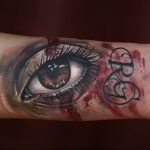 Фото тату глаз 10.10.2018 №346 - eye tattoo - tattoo-photo.ru