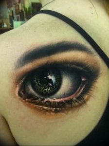 Фото тату глаз 10.10.2018 №368 - eye tattoo - tattoo-photo.ru