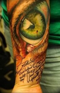Фото тату глаз 10.10.2018 №380 - eye tattoo - tattoo-photo.ru
