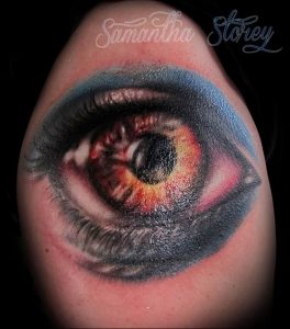 Фото тату глаз 10.10.2018 №448 - eye tattoo - tattoo-photo.ru