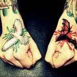 Фото тату голубь 26.10.2018 №002 - tattoo dove - tattoo-photo.ru