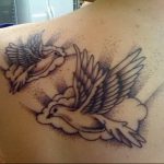 Фото тату голубь 26.10.2018 №029 - tattoo dove - tattoo-photo.ru