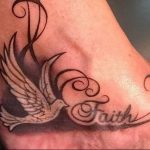 Фото тату голубь 26.10.2018 №035 - tattoo dove - tattoo-photo.ru