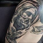 Фото тату голубь 26.10.2018 №037 - tattoo dove - tattoo-photo.ru