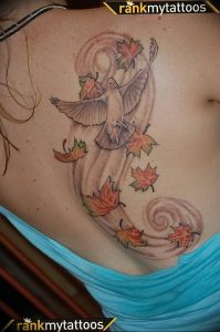 Фото тату голубь 26.10.2018 №060 - tattoo dove - tattoo-photo.ru