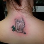 Фото тату голубь 26.10.2018 №082 - tattoo dove - tattoo-photo.ru