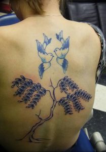 Фото тату голубь 26.10.2018 №095 - tattoo dove - tattoo-photo.ru