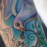 Фото тату голубь 26.10.2018 №100 - tattoo dove - tattoo-photo.ru