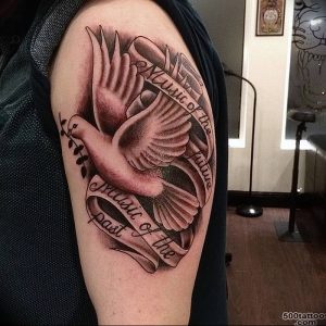 Фото тату голубь 26.10.2018 №101 - tattoo dove - tattoo-photo.ru