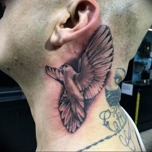 Фото тату голубь 26.10.2018 №120 - tattoo dove - tattoo-photo.ru