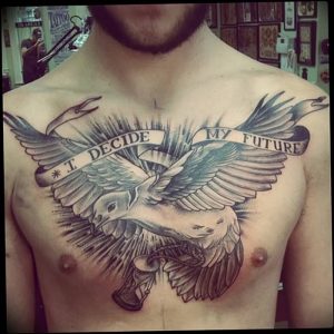 Фото тату голубь 26.10.2018 №125 - tattoo dove - tattoo-photo.ru