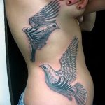 Фото тату голубь 26.10.2018 №133 - tattoo dove - tattoo-photo.ru