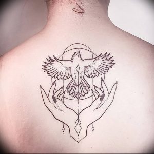 Фото тату голубь 26.10.2018 №145 - tattoo dove - tattoo-photo.ru