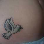 Фото тату голубь 26.10.2018 №149 - tattoo dove - tattoo-photo.ru