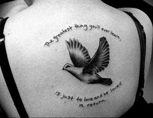Фото тату голубь 26.10.2018 №152 - tattoo dove - tattoo-photo.ru