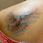 Фото тату голубь 26.10.2018 №178 - tattoo dove - tattoo-photo.ru