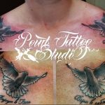 Фото тату голубь 26.10.2018 №187 - tattoo dove - tattoo-photo.ru