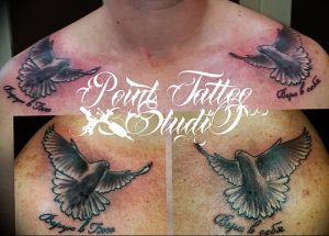 Фото тату голубь 26.10.2018 №187 - tattoo dove - tattoo-photo.ru