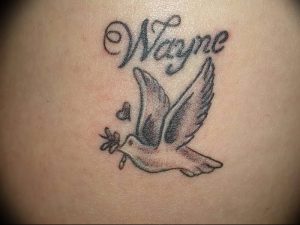 Фото тату голубь 26.10.2018 №199 - tattoo dove - tattoo-photo.ru