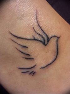 Фото тату голубь 26.10.2018 №203 - tattoo dove - tattoo-photo.ru