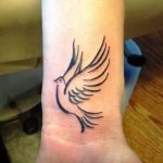 Фото тату голубь 26.10.2018 №207 - tattoo dove - tattoo-photo.ru