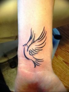 Фото тату голубь 26.10.2018 №207 - tattoo dove - tattoo-photo.ru