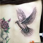 Фото тату голубь 26.10.2018 №208 - tattoo dove - tattoo-photo.ru